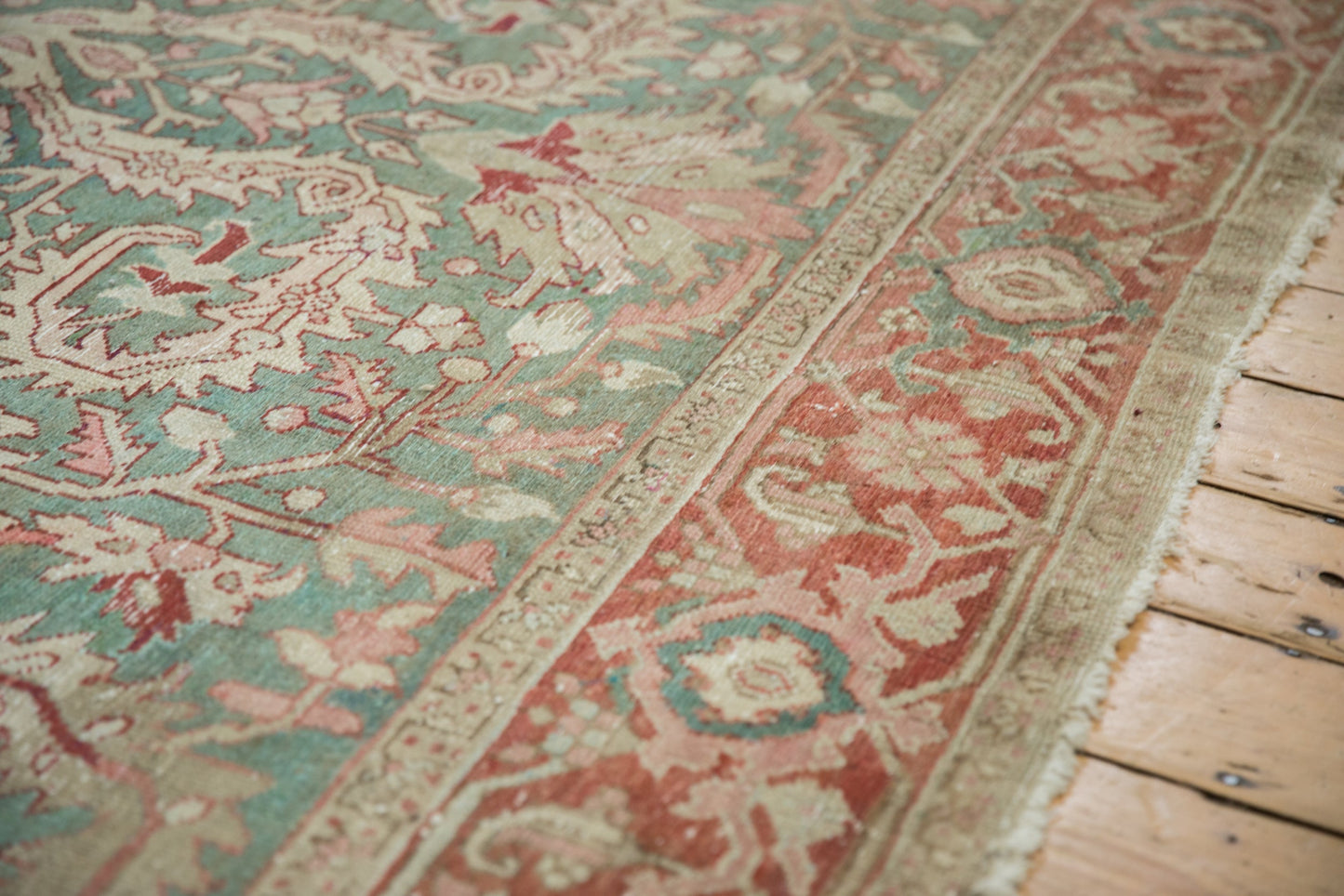 8x10.5 Vintage Distressed Karaja Carpet