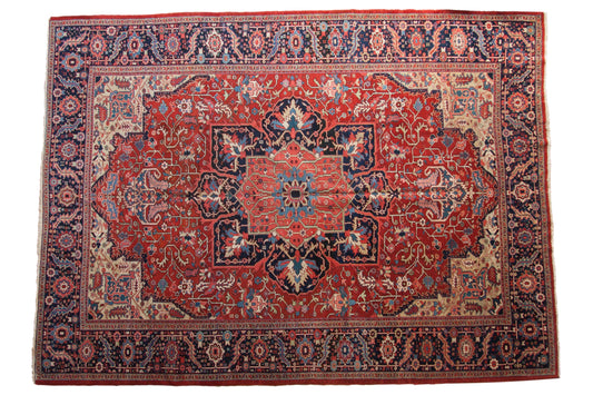 10x14 Vintage Heriz Carpet