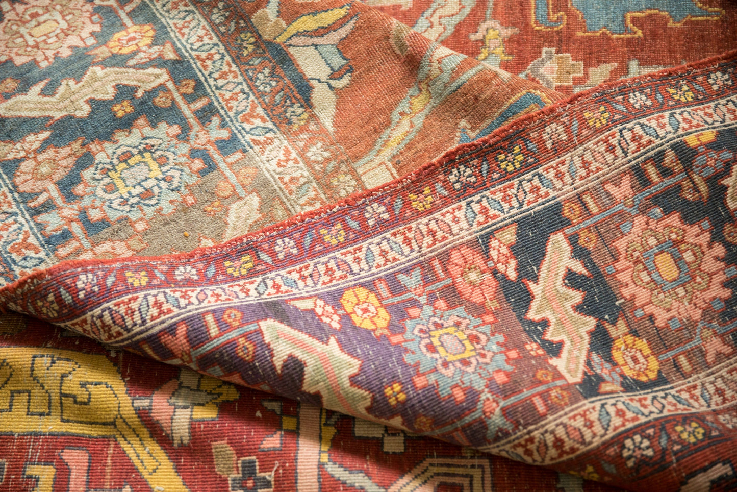 11.5x16.5 Antique Heriz Carpet