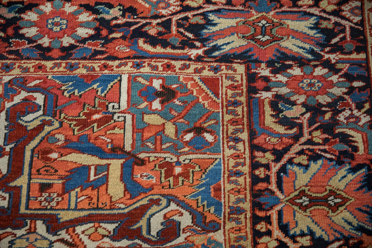 8x11.5 Vintage Heriz Carpet
