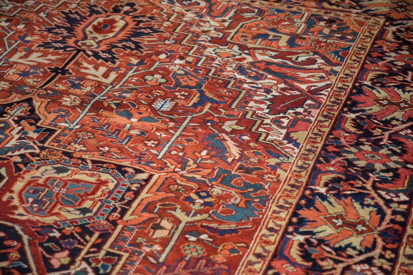 8x11.5 Vintage Heriz Carpet
