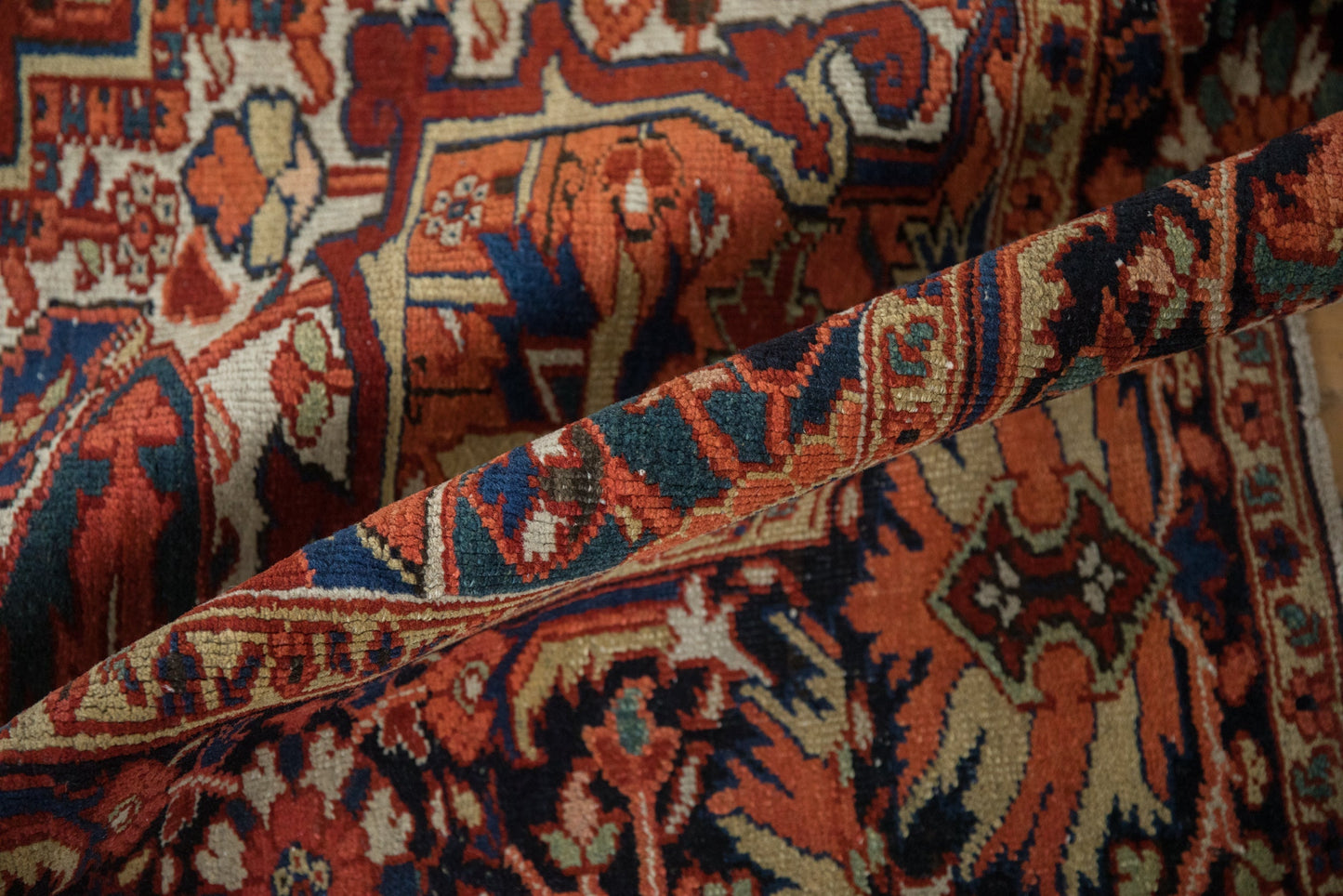 8x11.5 Vintage Heriz Carpet