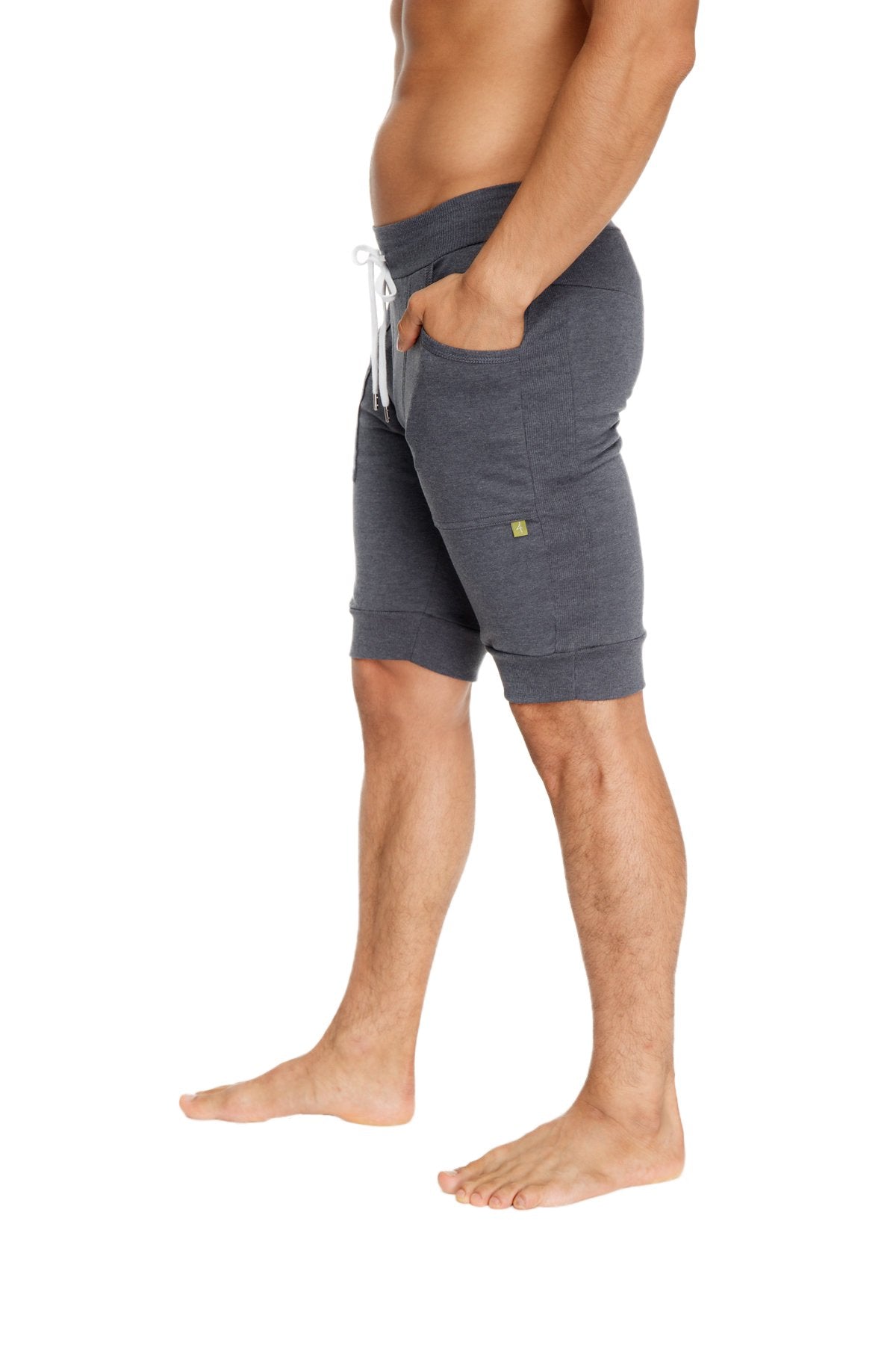 Cuffed Yoga Short (Charcoal) - Concordia Style Boutique