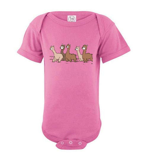 Curious Alpacas  Infant Fine Jersey Bodysuit