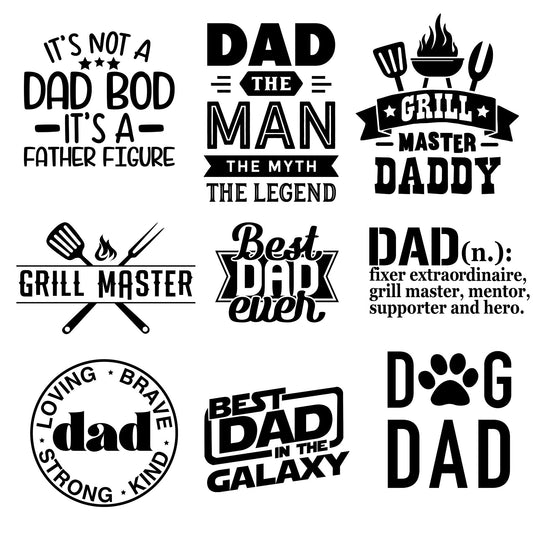 Laser Engraved Silicone Sleeves for Dad - Concordia Style Boutique