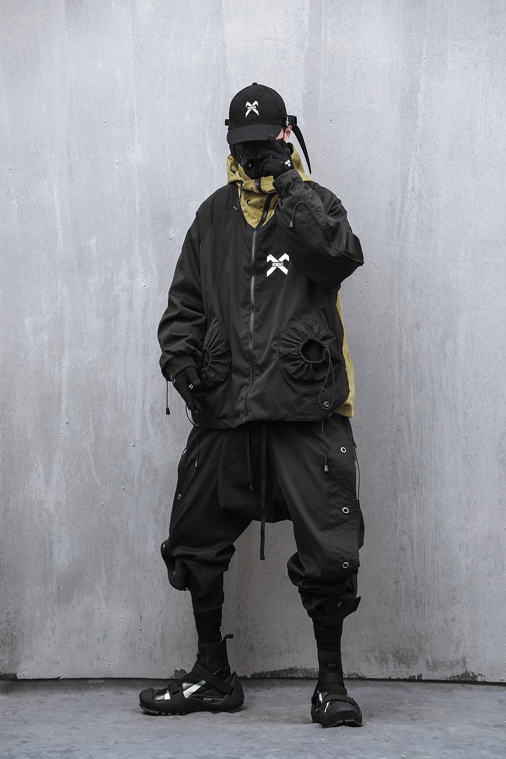 HiJ14 Black Industrial Climber Jacket - Concordia Style Boutique