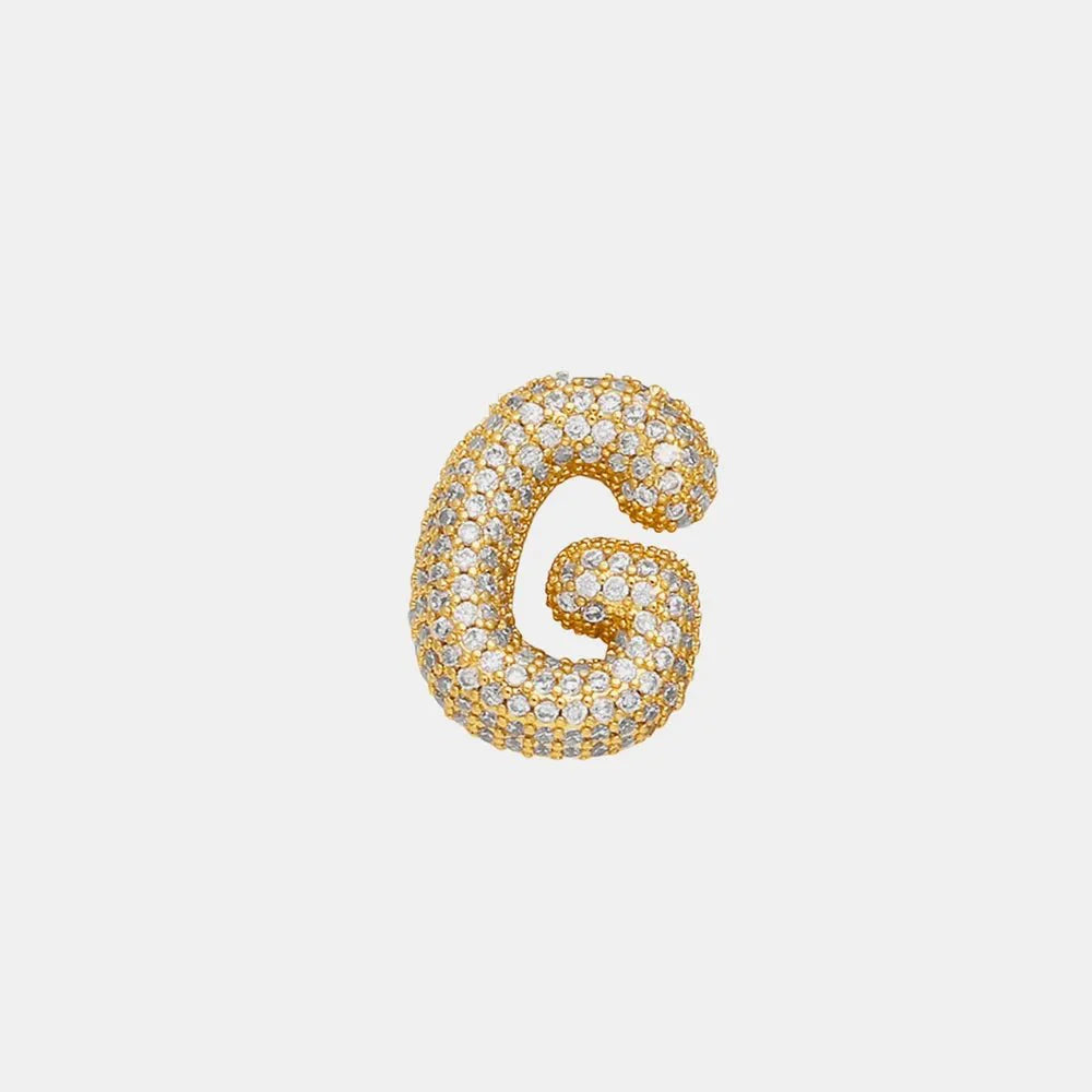 EmberLuxe "Glimmer" Bubble Letter Pendant (A-K)