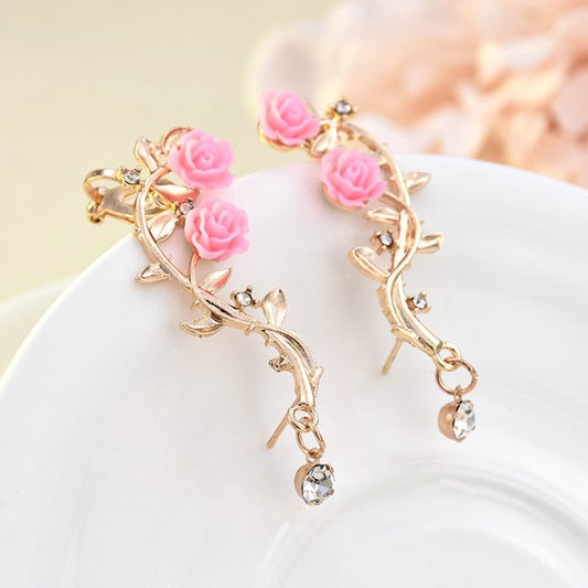 ROSE CUFF EARRINGS (PAIR) - Concordia Style Boutique