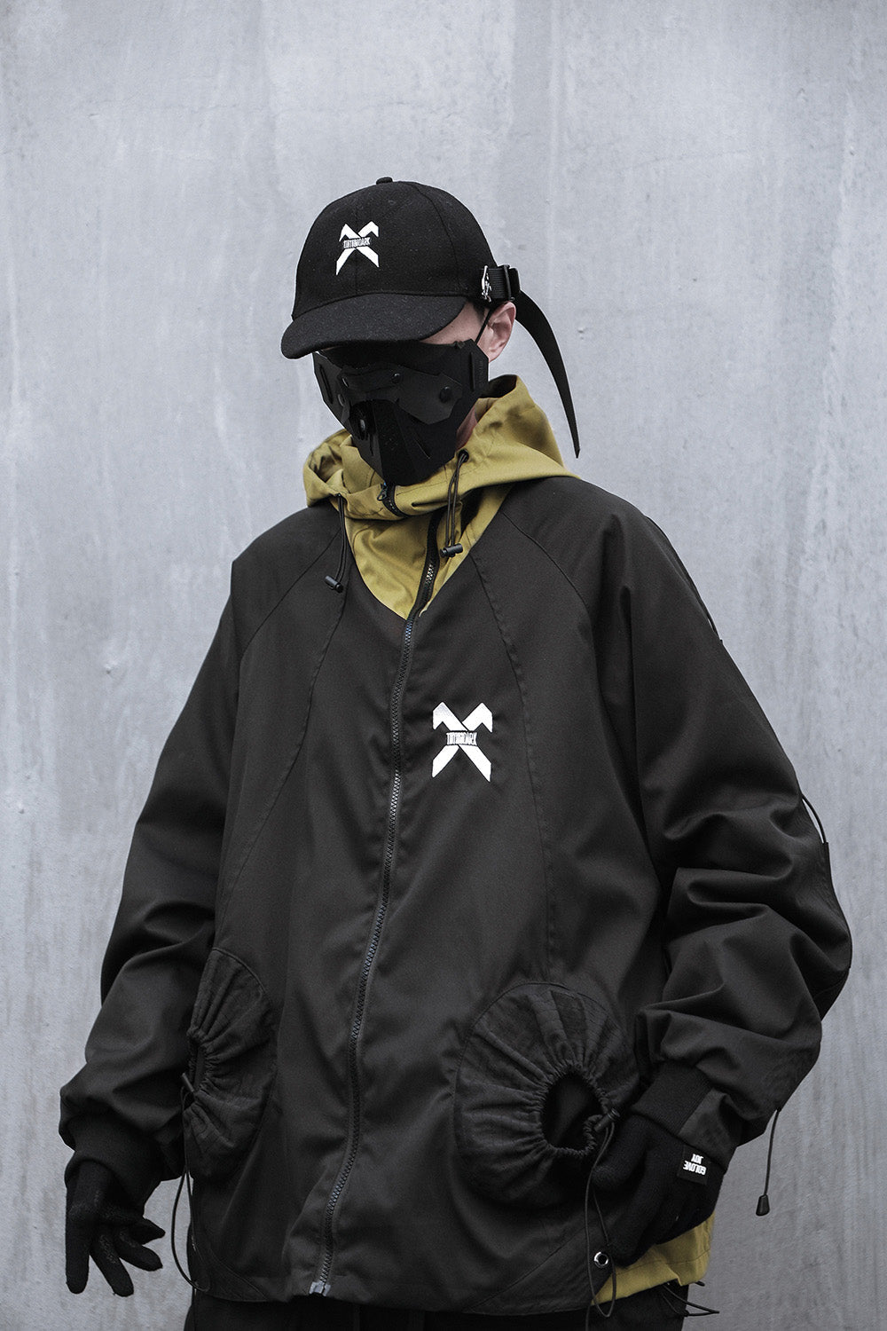 HiJ14 Black Industrial Climber Jacket - Concordia Style Boutique