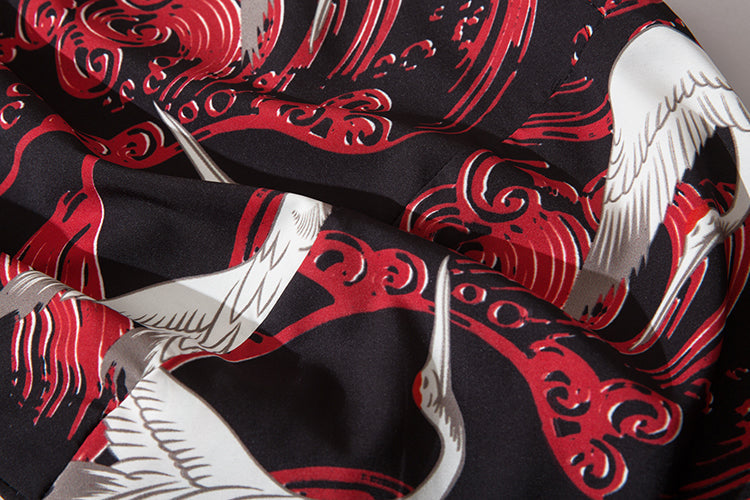 YC142 Red River Cranes Lightweight Pants - Concordia Style Boutique