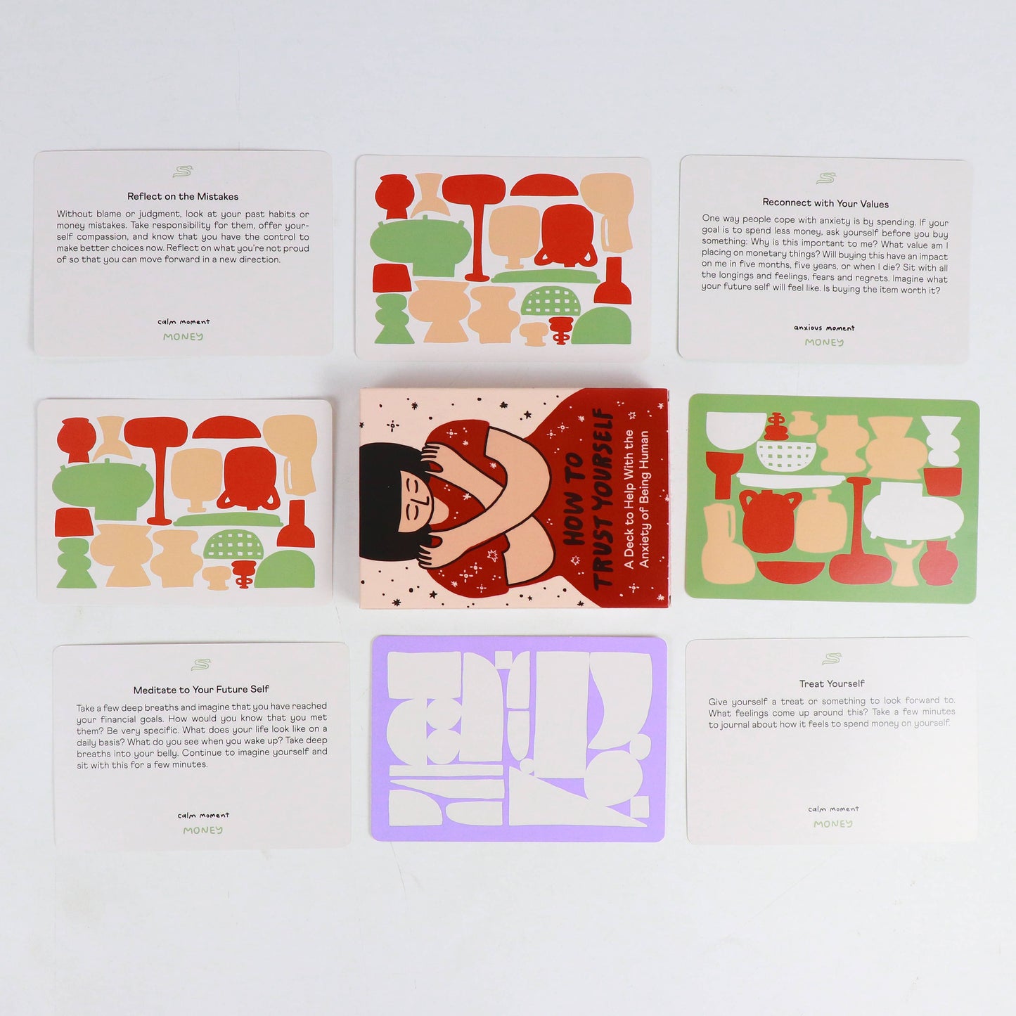 How to Trust Yourself Self Care Cards for Anxiety