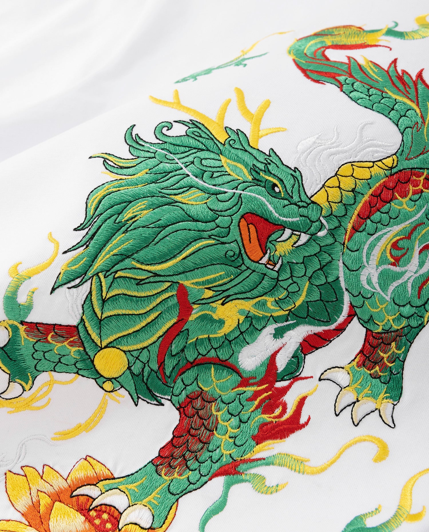 KH759 Emerald Kirin Embroidery Tee - Concordia Style Boutique