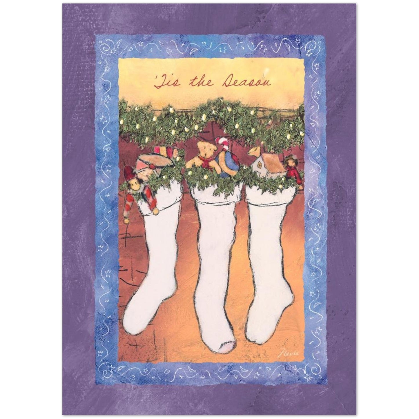 Tis the Season - a Flavia Weedn Classic Christmas Card 0003-6884