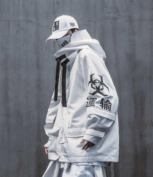 HiJ7 White Atom Bomb Jacket - Concordia Style Boutique