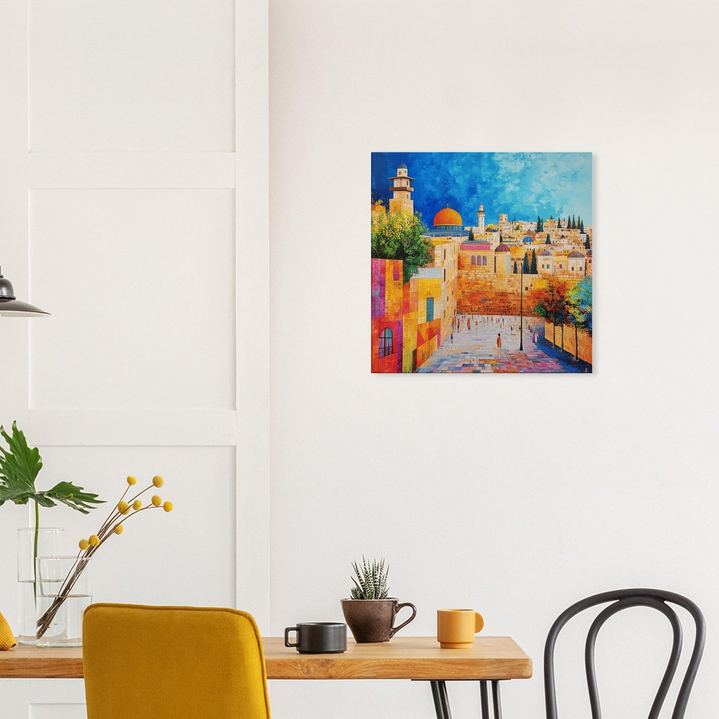 Path of Faith: Jerusalem Wall Canvas Print