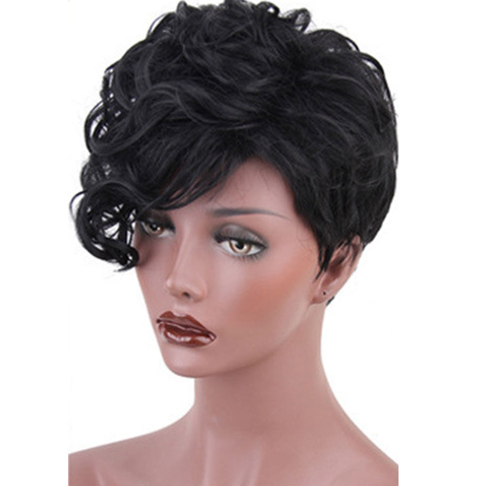 Women's Short Curly Synthetic High Temperature Wig - Premium wig from Concordia Style Boutique - Just $16.97! Shop now at Concordia Style Boutique