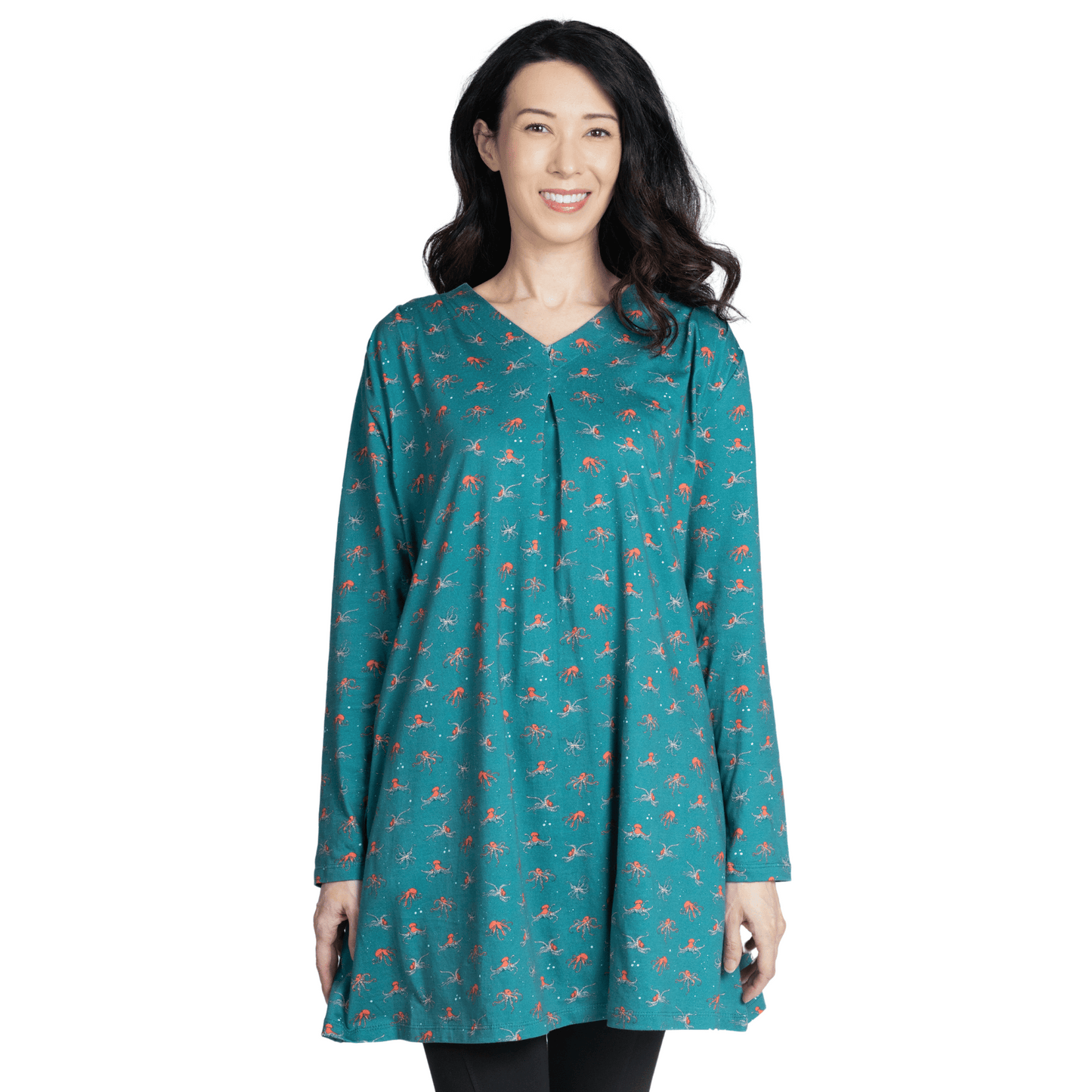 Dancing Octopus Long Sleeve Tunic