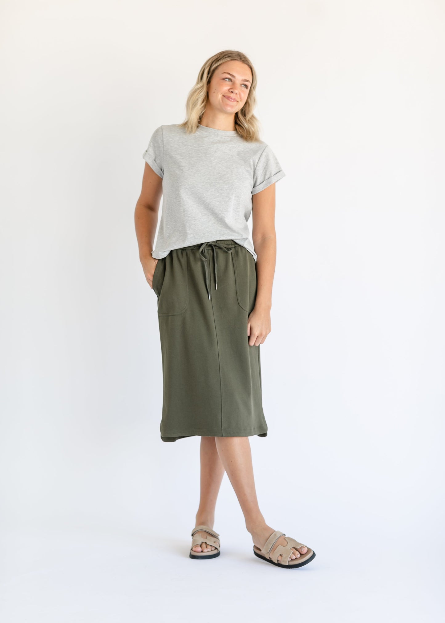 Dani Everyday Midi Skirt - Concordia Style Boutique