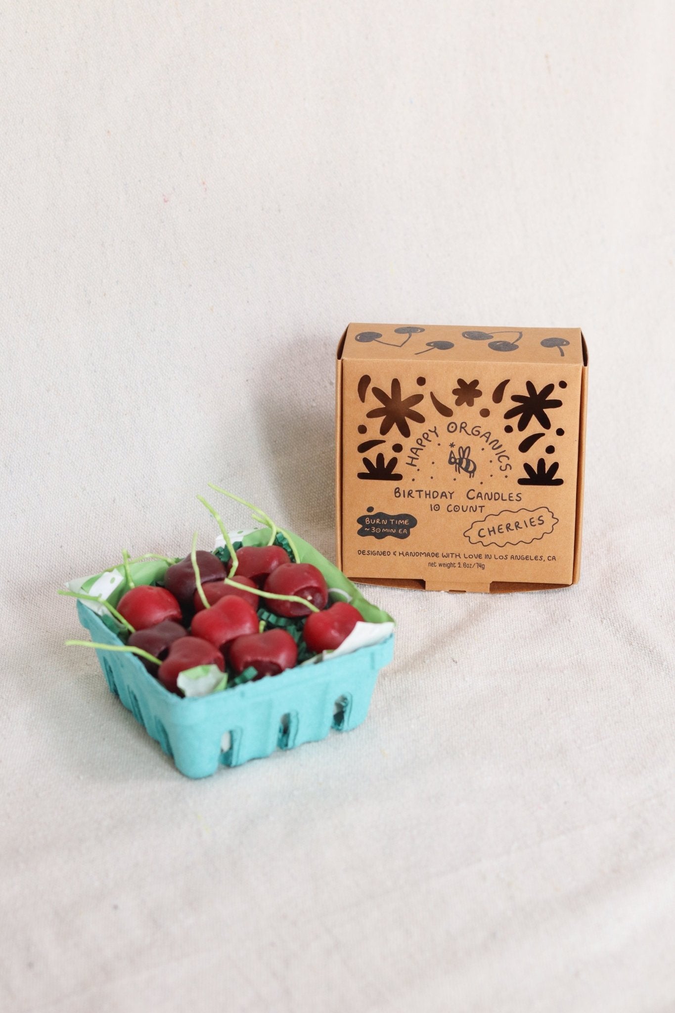 Dark Red Cherry Beeswax Candles - Concordia Style Boutique