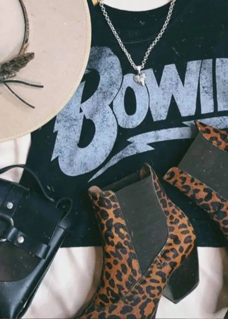 David Bowie Cropped Tee by Goodie Two Sleeves - Concordia Style Boutique