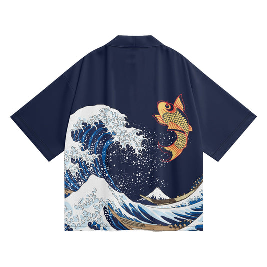 K03 Jumping Koi Kimono