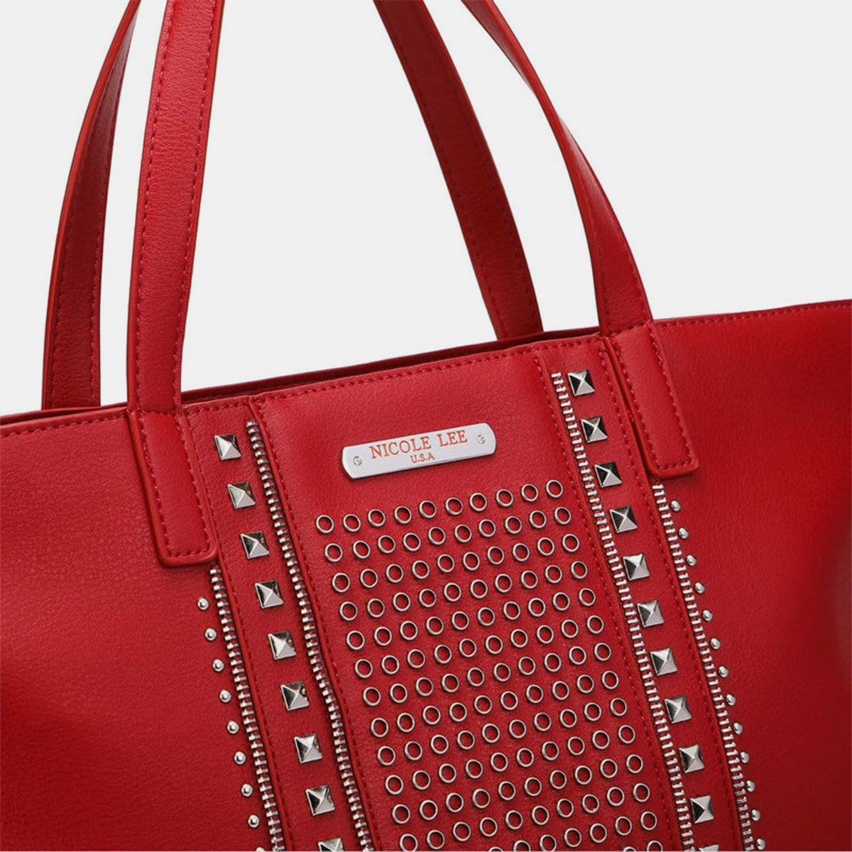 Nicole Lee USA Studded Large Tote Bag - Premium Tote Bag from Concordia Style Boutique - Just $36.98! Shop now at Concordia Style Boutique