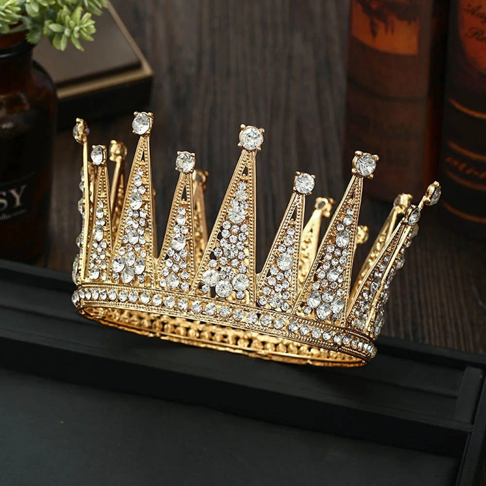 Fashion Bridal Hair Accessories Alloy Hollow Diamond Crown - Premium Castor Oil from erDouckan - Just $27.23! Shop now at Concordia Style Boutique