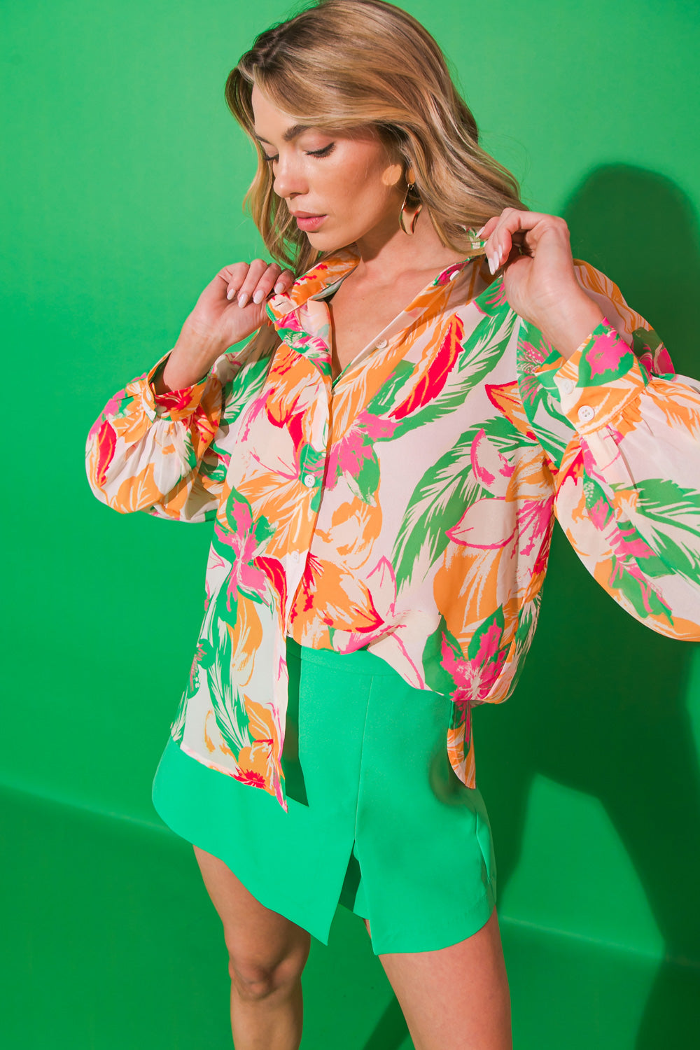 BORN TO SPARKLE WOVEN TOP - Concordia Style Boutique