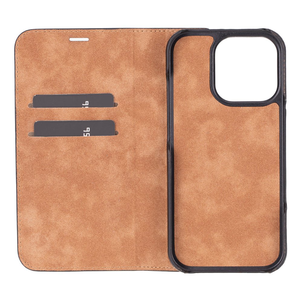 Decatur Leather iPhone 16 Pro Max Folio Case - Concordia Style Boutique