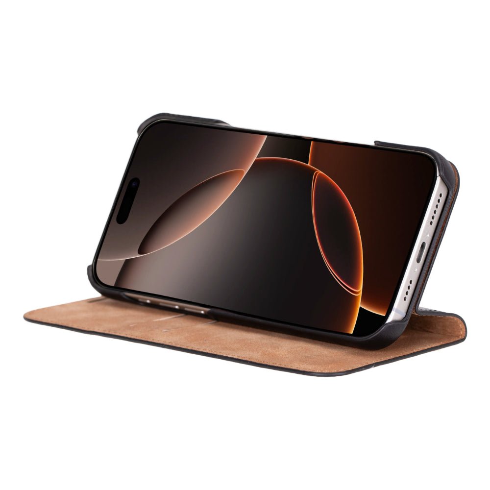 Decatur Leather iPhone 16 Pro Max Folio Case - Concordia Style Boutique