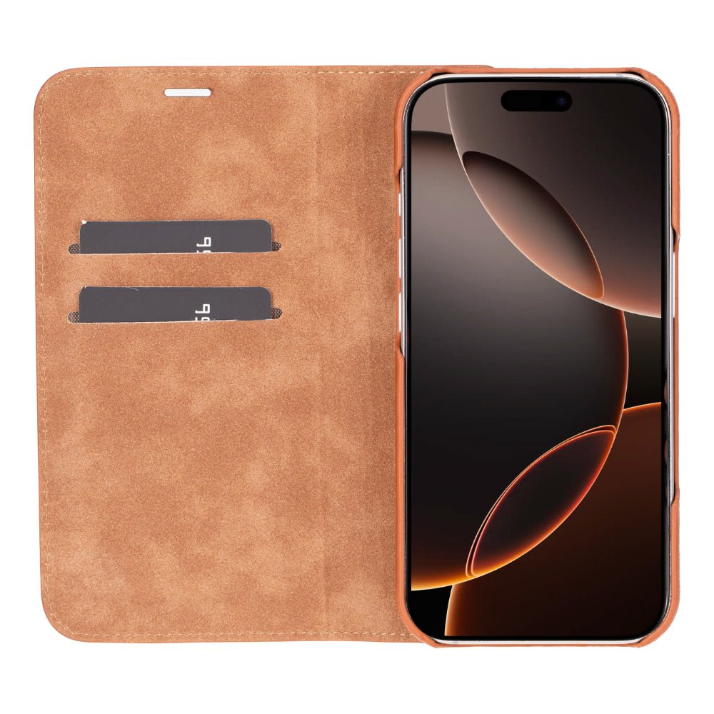 Decatur Leather iPhone 16 Pro Max Folio Case - Concordia Style Boutique