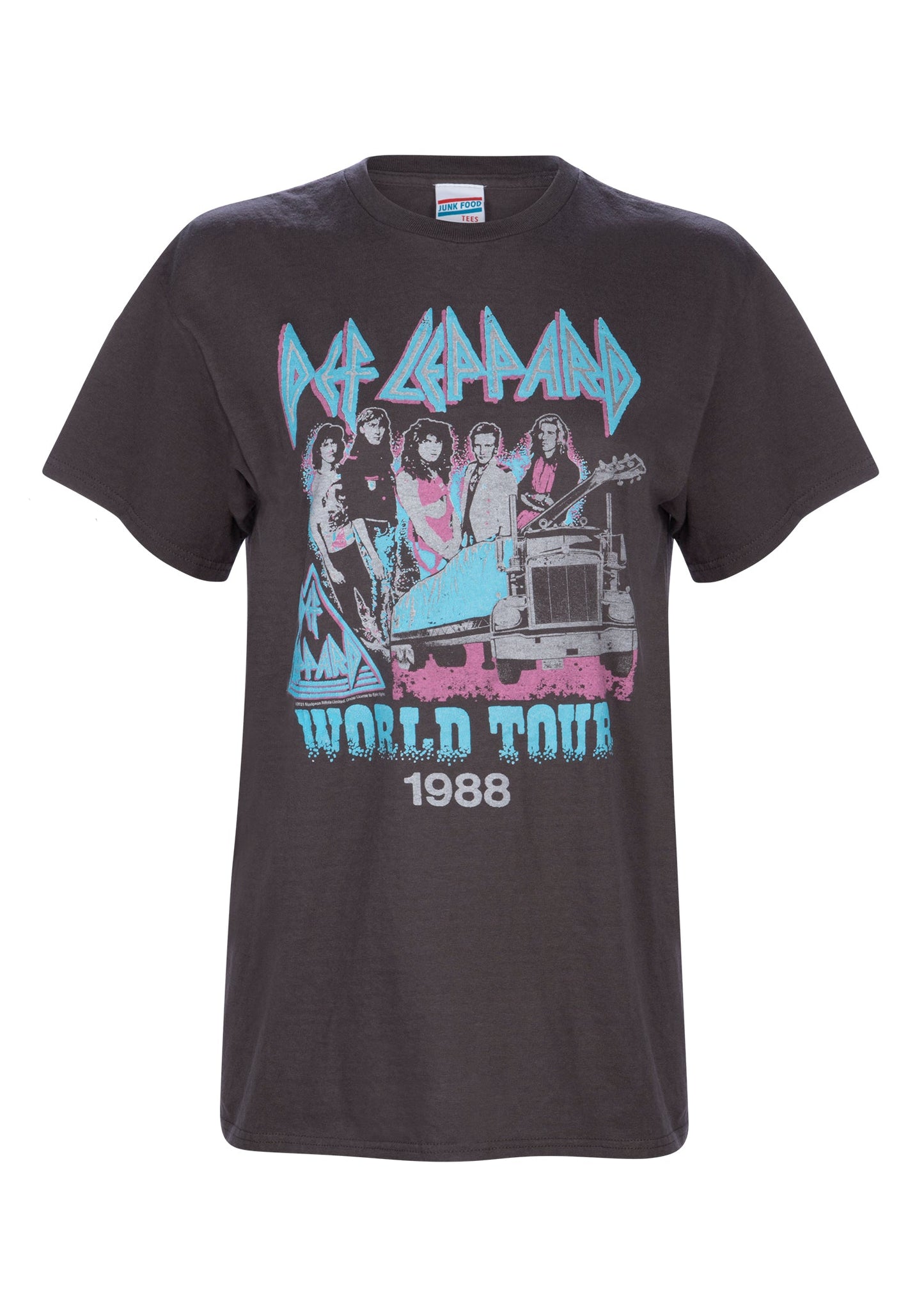 Def Leppard 1988 Tour Oversized Band Shirt by Junk Food - Concordia Style Boutique