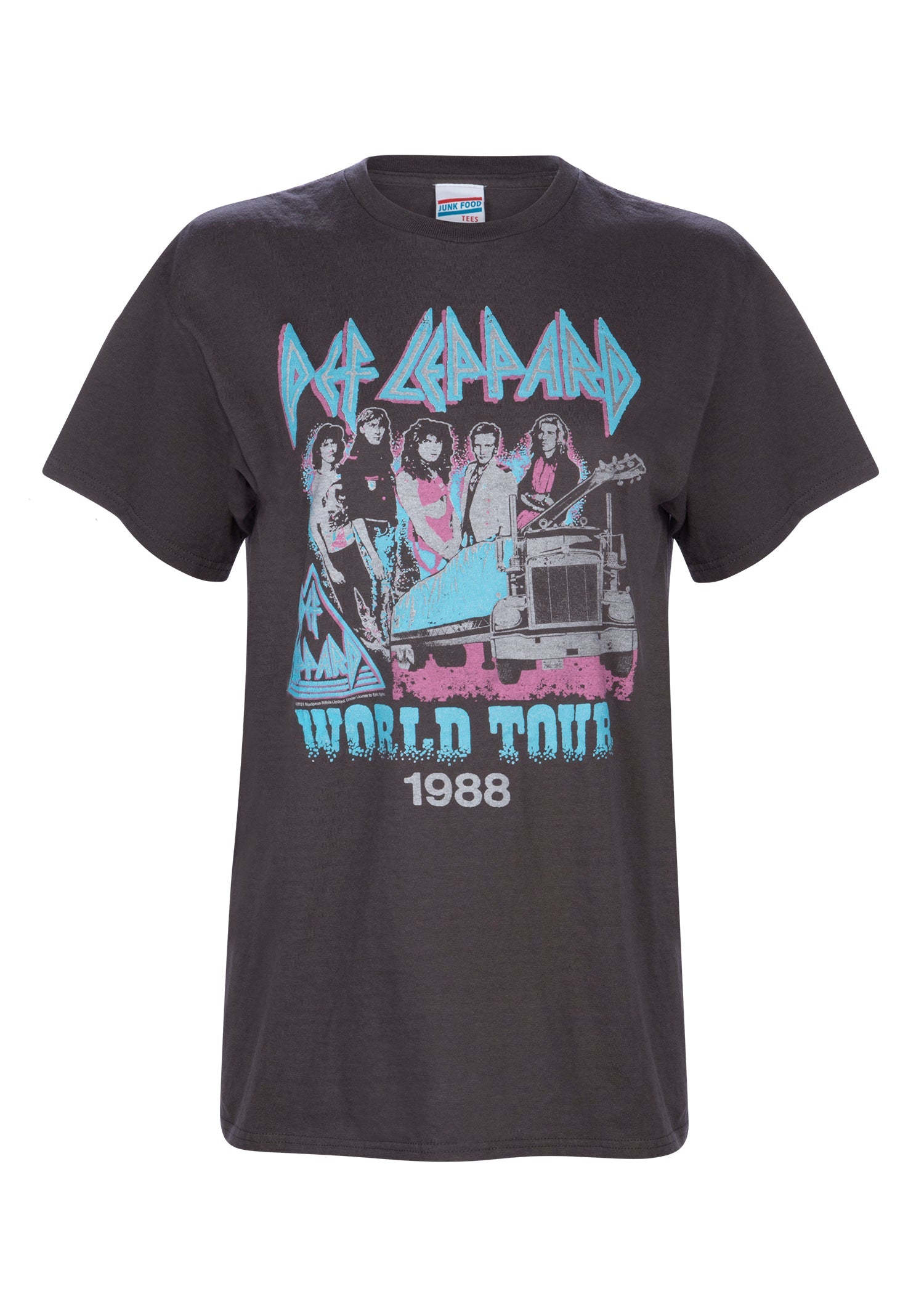 Def Leppard 1988 Tour Oversized Band Shirt by Junk Food - Concordia Style Boutique