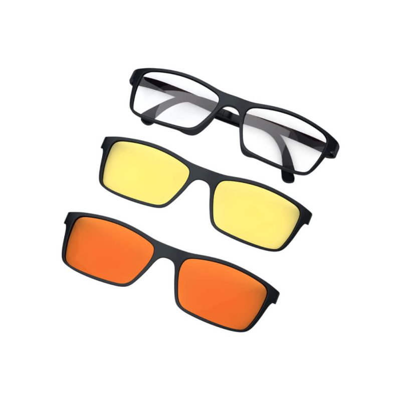 Versa Blue Light Blocking Glasses – 2 in 1 Clip On Lenses - Concordia Style Boutique