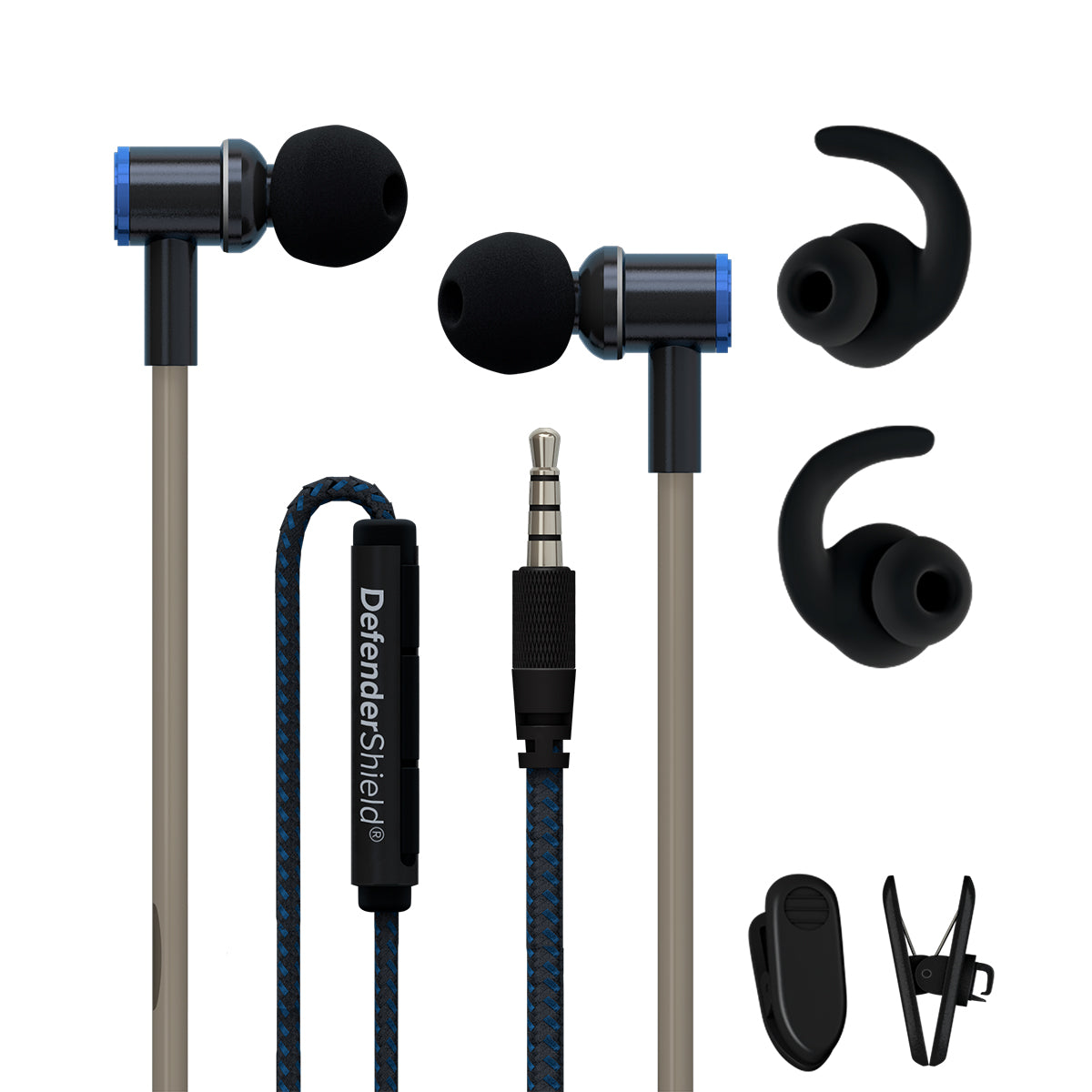 EMF Radiation-Free Earbuds Air Tube Stereo Headphones - Concordia Style Boutique