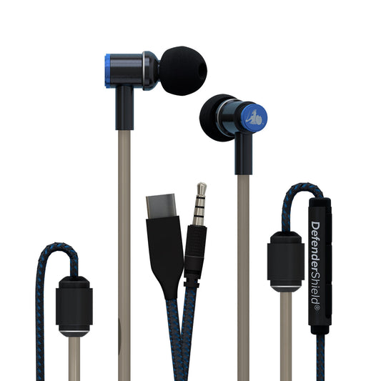 EMF Radiation-Free Earbuds Air Tube Stereo Headphones - Concordia Style Boutique