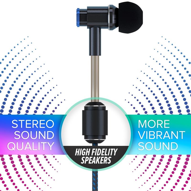 EMF Radiation-Free Earbuds Air Tube Stereo Headphones - Concordia Style Boutique