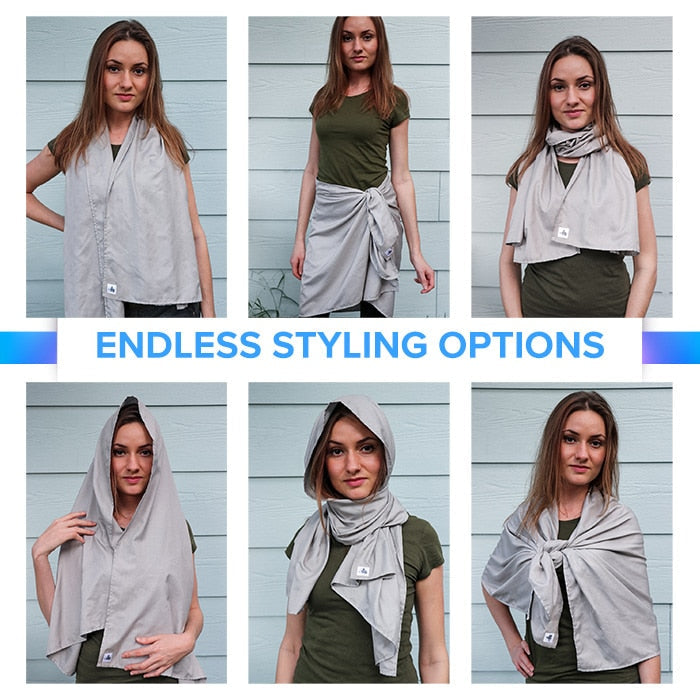EMF Radiation Protection Scarf - Concordia Style Boutique