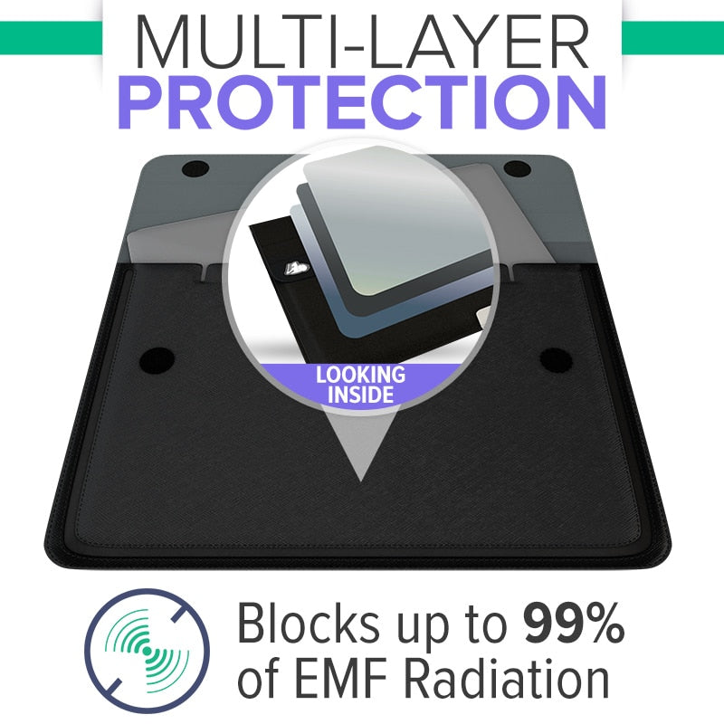 Laptop EMF Radiation Protection + Safety Sleeve - Concordia Style Boutique