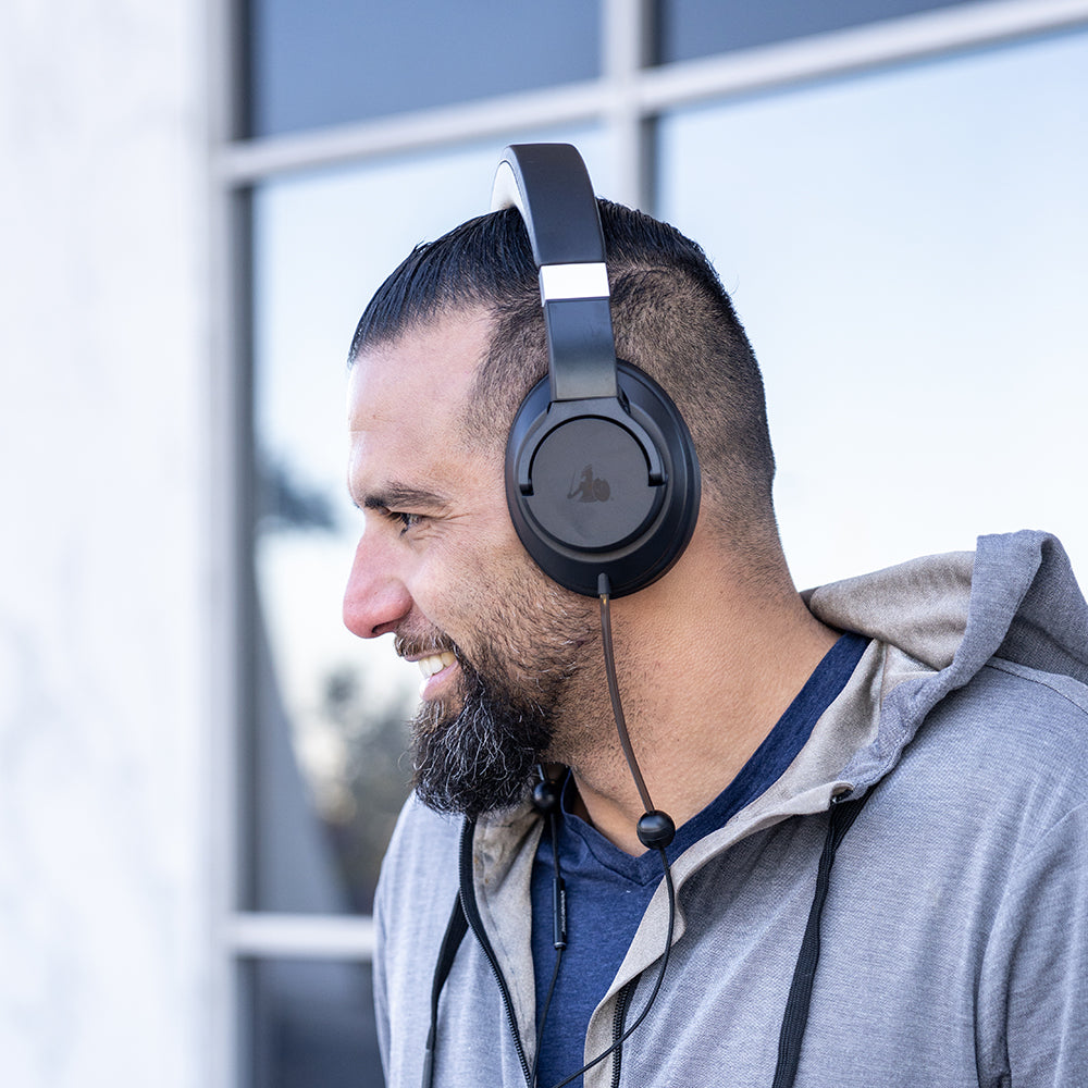 EMF Radiation-Free Air Tube Over-Ear Headphones - Concordia Style Boutique