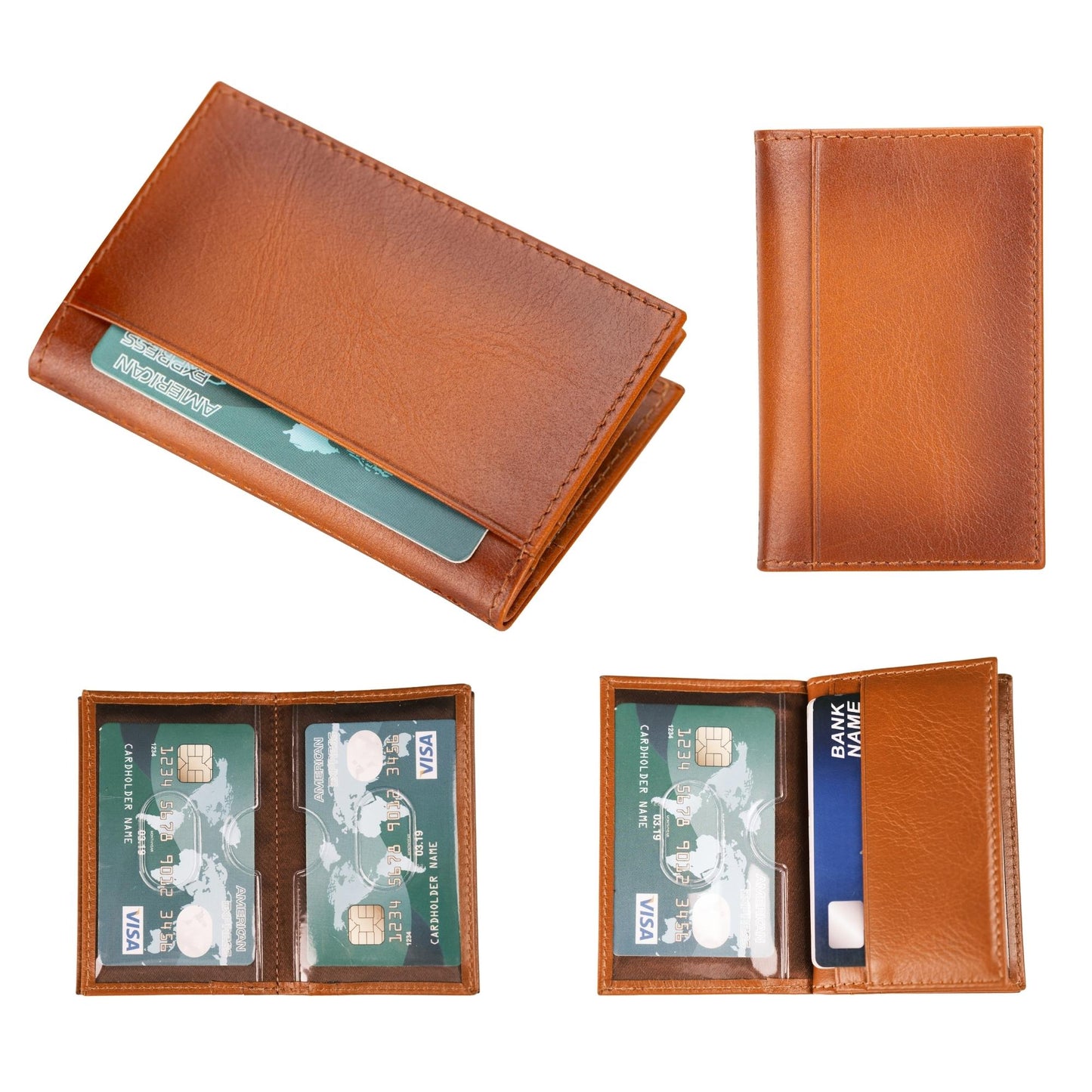 Denver Luxury Full-Grain Leather Cardholder for Men - Concordia Style Boutique
