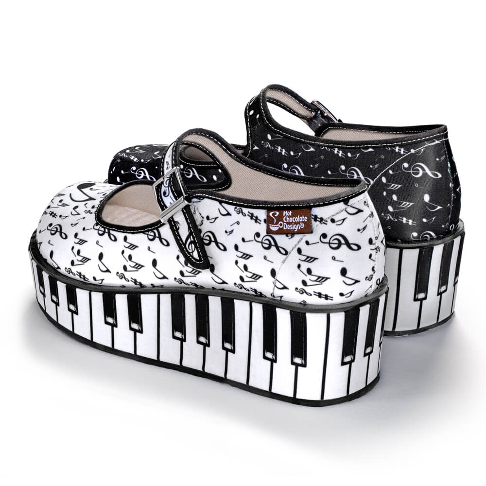 Chocolaticas® Thank You Music Women's Mary Jane Platform - Concordia Style Boutique