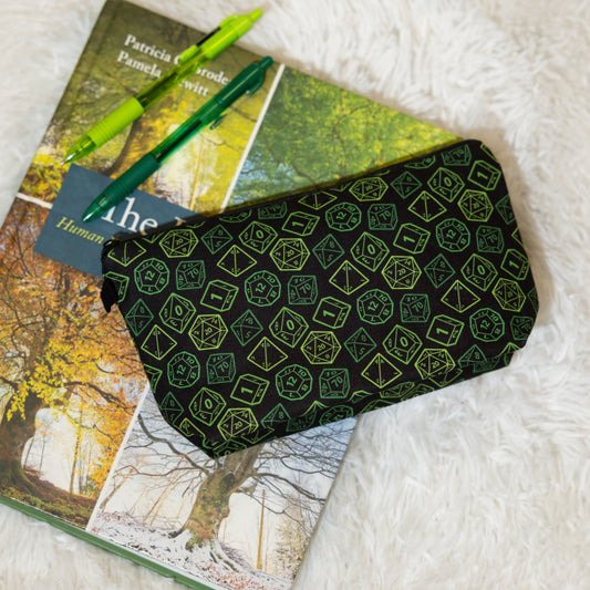 Green Dice Pouch