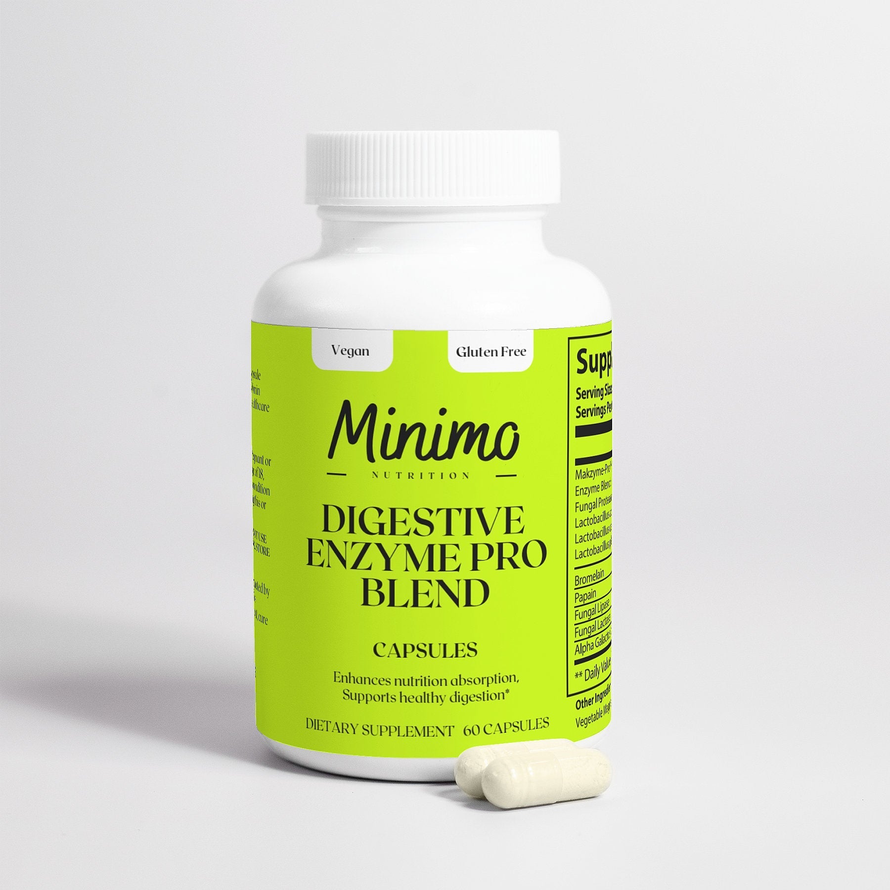 Digestive Enzyme Pro Blend, 60 ct. - Concordia Style Boutique