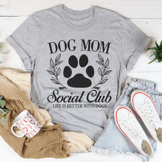 Dog Mom Social Club Tee - Concordia Style Boutique
