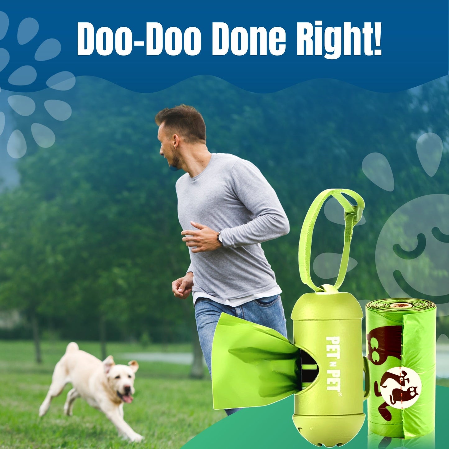 Dog Poop Bags with Dispenser 720