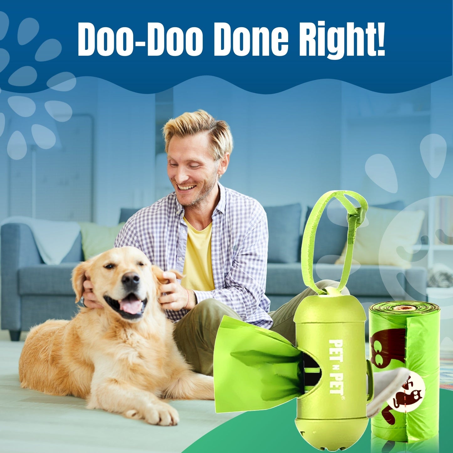 Dog Poop Bags with Dispenser 720