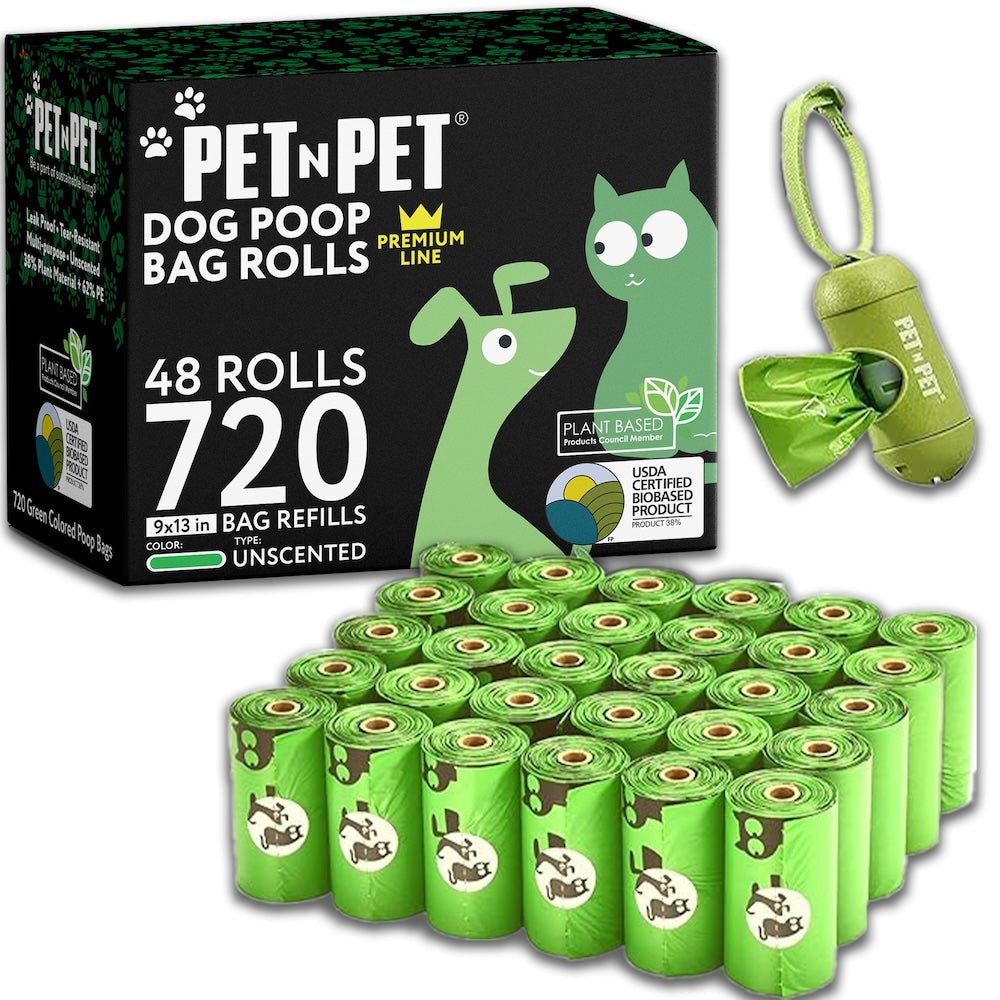 Dog Poop Bags with Dispenser 720