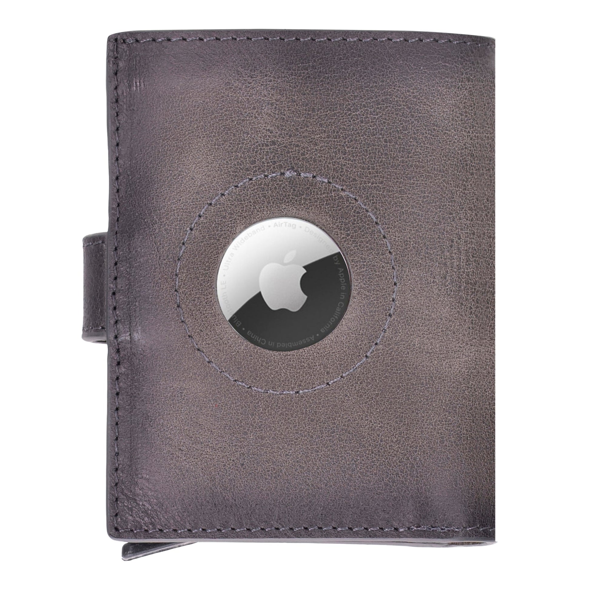 Douglas Genuine Leather Pop-Up Wallet with AirTag Slot - RFID Blocking Cardholder - Concordia Style Boutique