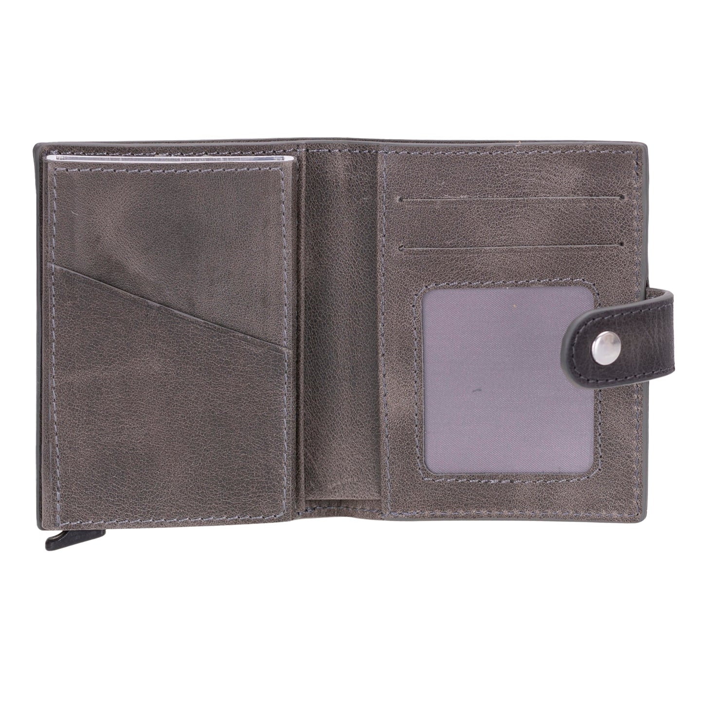 Douglas Genuine Leather Pop-Up Wallet with AirTag Slot - RFID Blocking Cardholder - Concordia Style Boutique